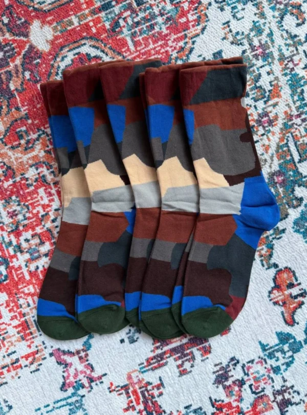Dark spotted socks