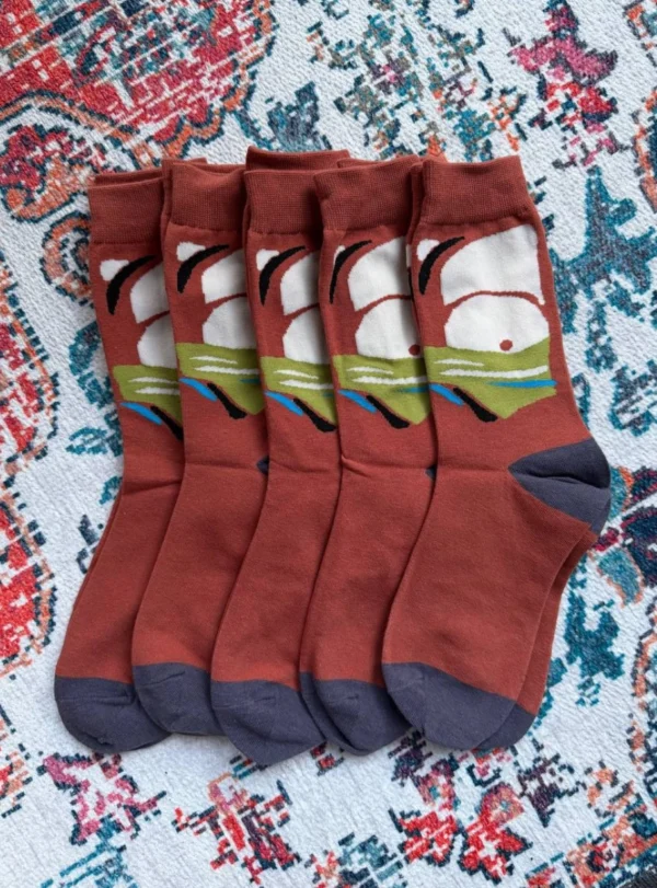 Brown socks