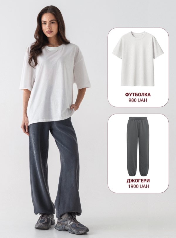 987545угещшквла Легкий Oversize на щодень - Зображення 1